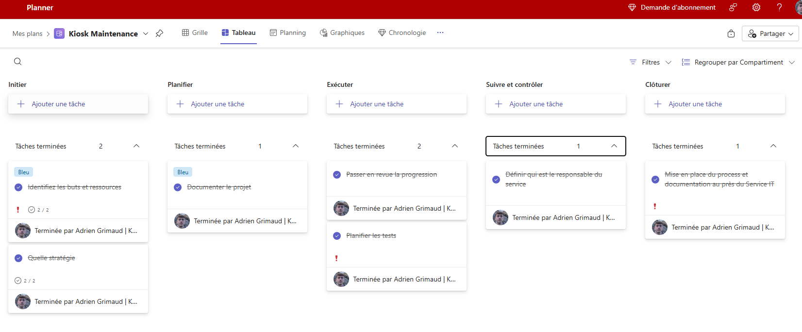 Travailler en mode projet